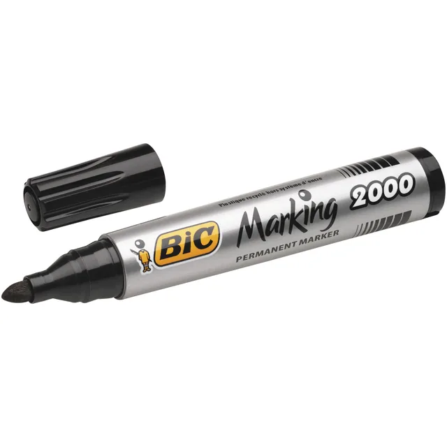 Viltstift Bic 2000 ecolutions rond L zwart