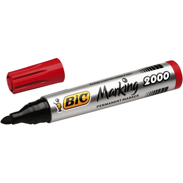 Viltstift Bic 2000 ecolutions rond L rood