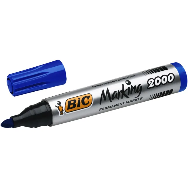 Viltstift Bic 2000 ecolutions rond L blauw