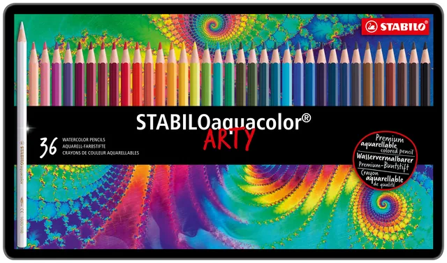Kleurpotlood STABILO 1636 aquacolor 36st assorti