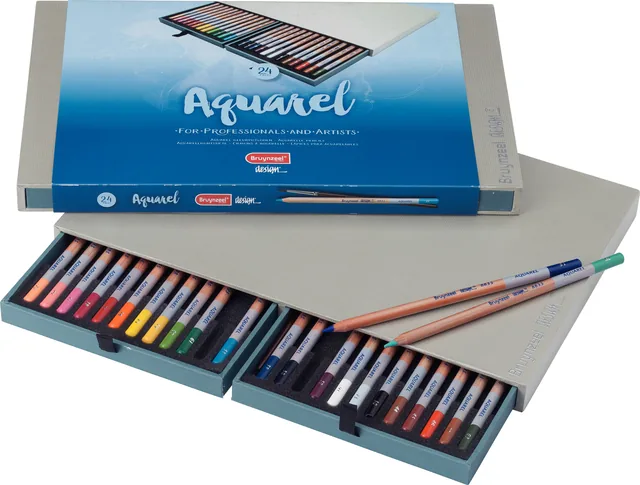 Kleurpotlood Bruynzeel Design aquarel 24st assorti