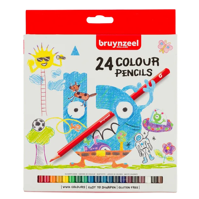 Kleurpotloden Bruynzeel Kids 24st ass