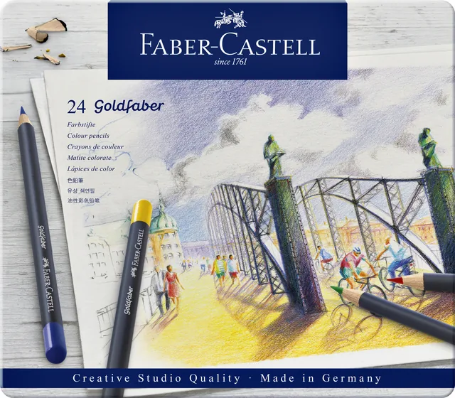 Kleurpotlood Faber-Castell GF 24st assorti