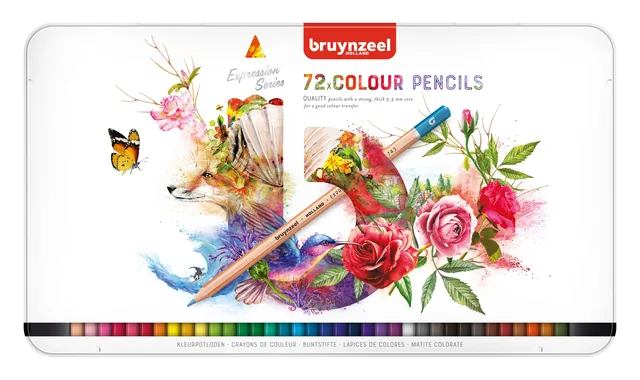 Kleurpotlood Bruynzeel Expression blik 72st ass