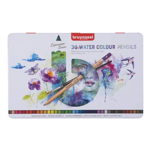 Kleurpotlood Bruynzeel Expression aquarel 36st ass