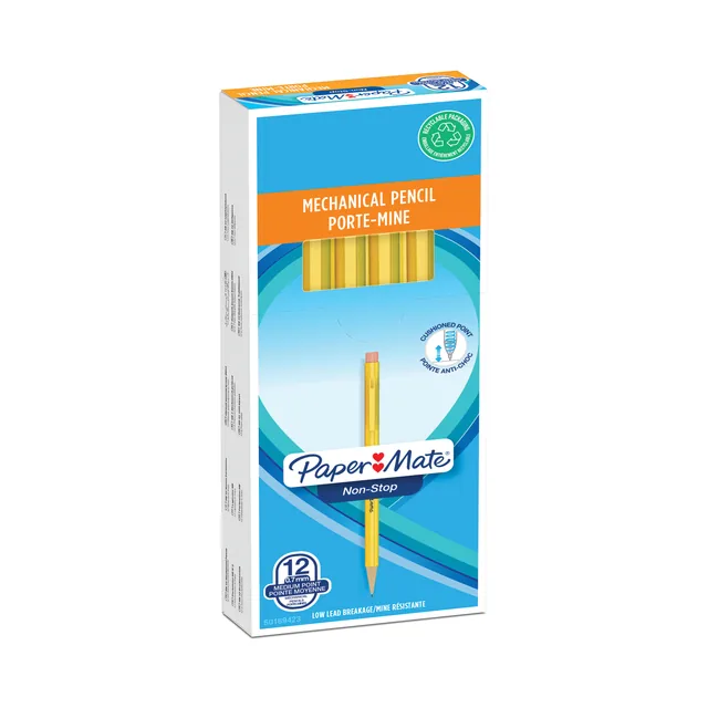 Vulpotlood Papermate non stop HB geel