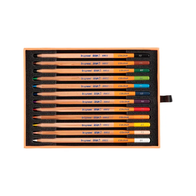 Kleurpotlood Bruynzeel Design 12st assorti