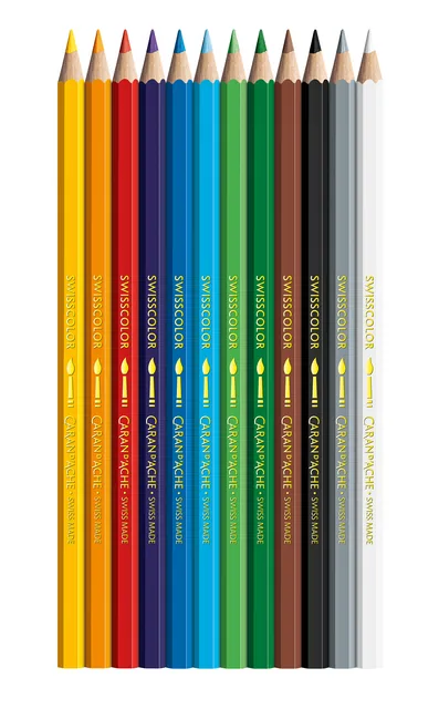 Kleurpotlood Caran d Ache aquarel doos 12st