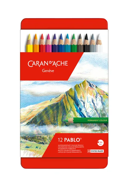 Kleurpotlood Caran d Ache Pablo ass blik 12st