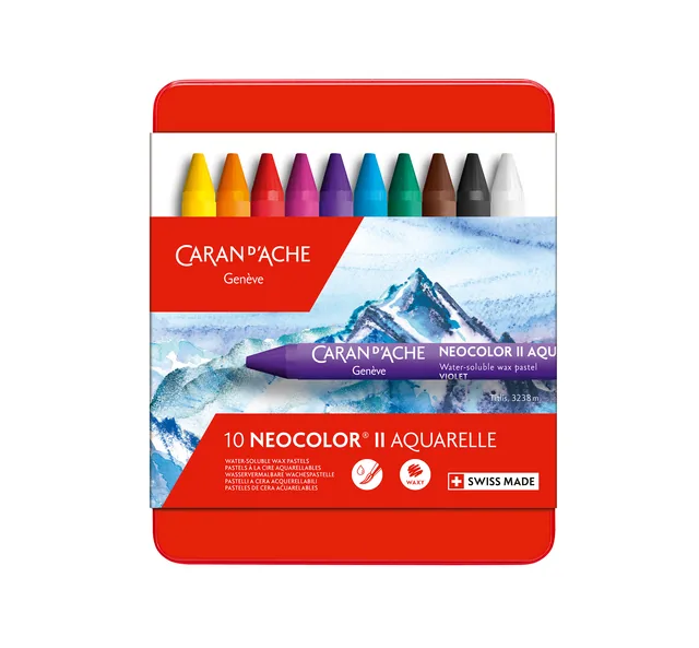 Waskrijt Caran d Ache neocolor II 10st ass
