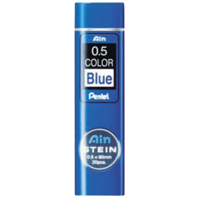 Potloodstift Pentel HB 0.5mm 20st blauw