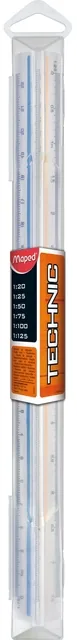 Schaalstok Maped Technic 1:20 25 50 75 100 125