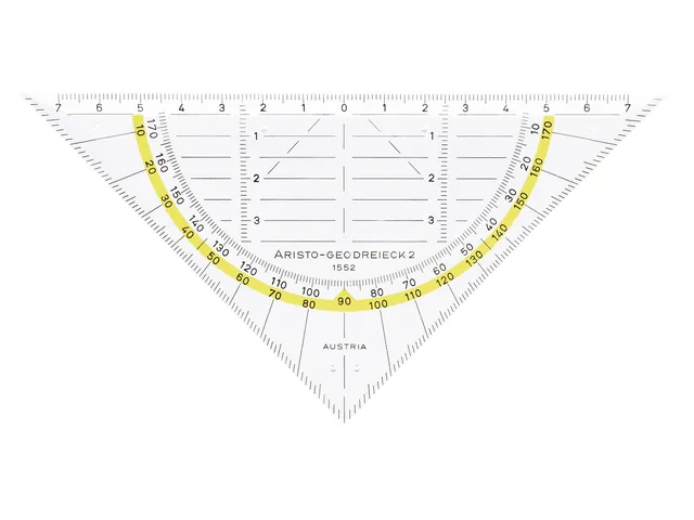 Geodriehoek Aristo 1552 160mm