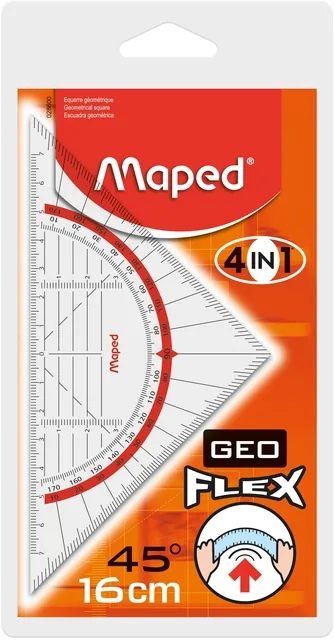 Geodriehoek Maped GeoFlex 16cm