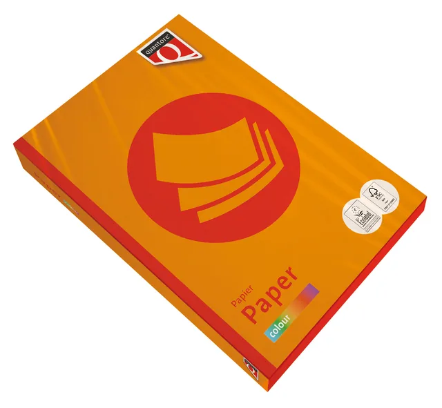 Kopieerpapier Quantore Colour A4 160gr oranje