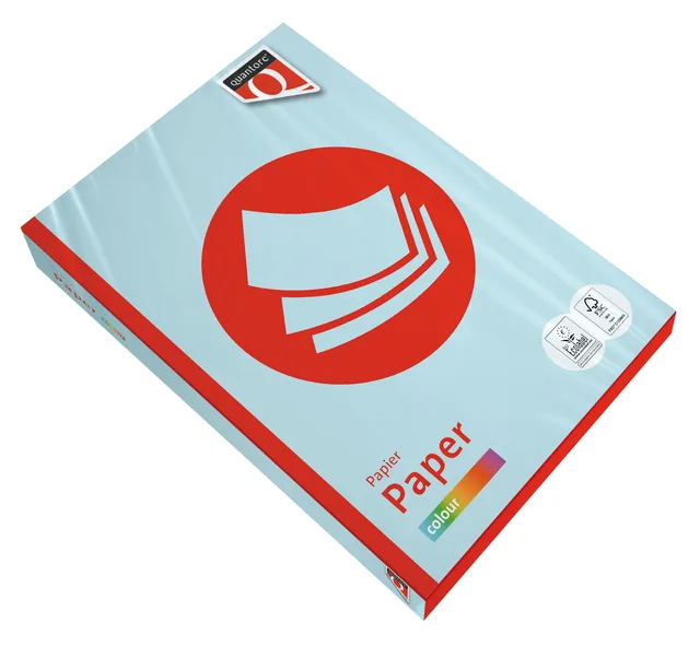 Kopieerpapier Quantore Colour A4 160gr lichtblauw
