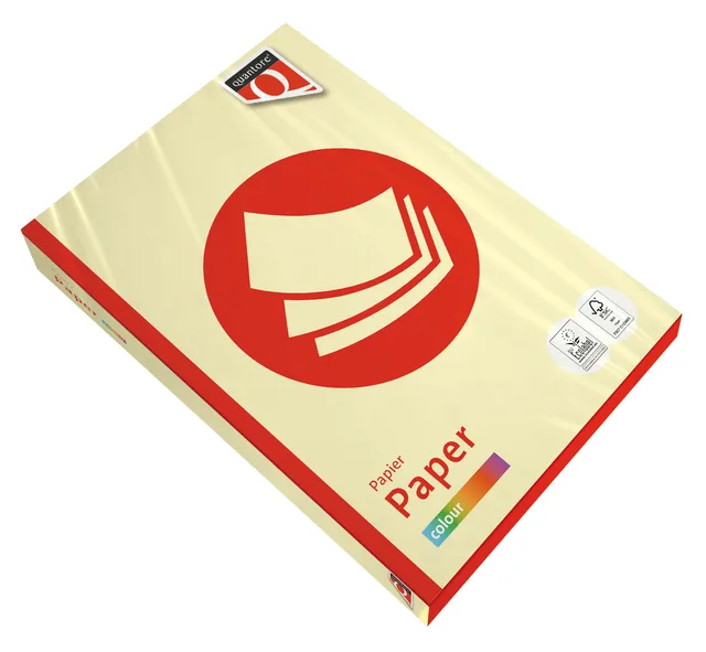 Kopieerpapier Quantore Colour A4 160gr kanariegeel