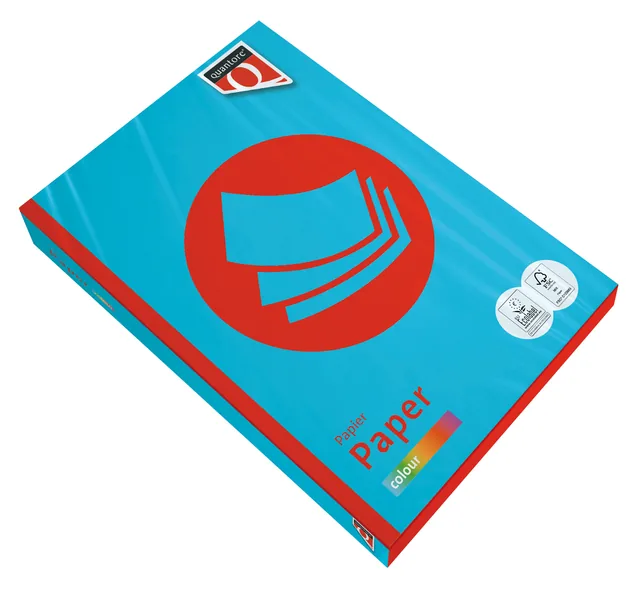 Kopieerpapier Quantore Colour A4 120gr azuurblauw