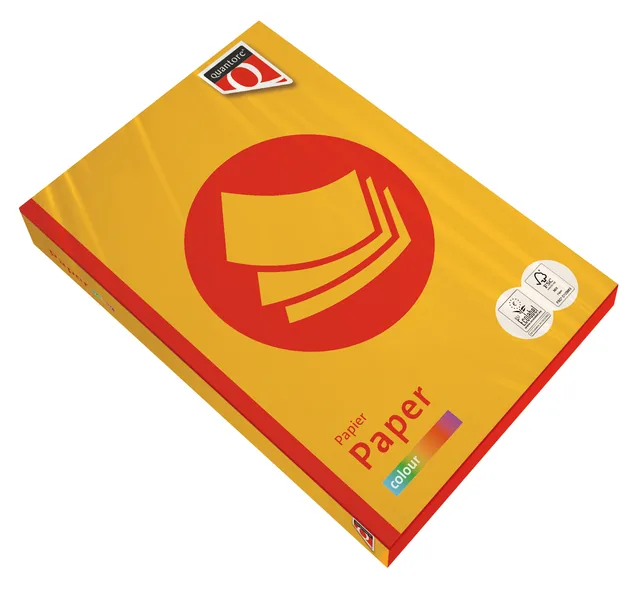 Kopieerpapier Quantore Colour A4 120gr diepgeel