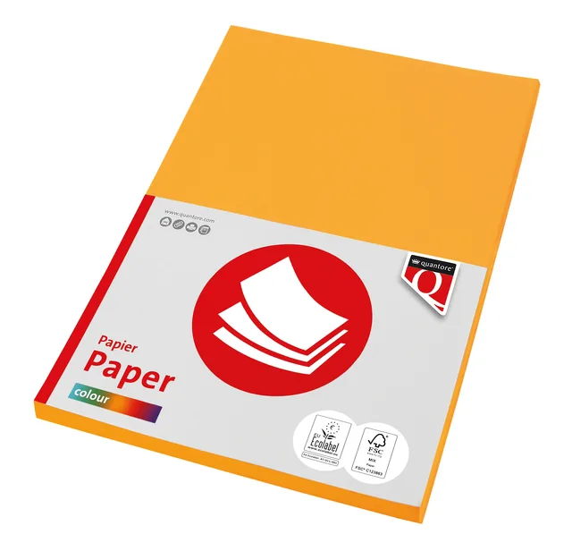 Kopieerpapier Quantore Col-100 A4 120gr diepgeel