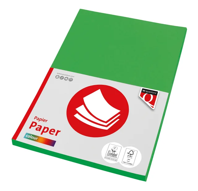 Kopieerpapier Quantore Col-100 A4 120gr grasgroen