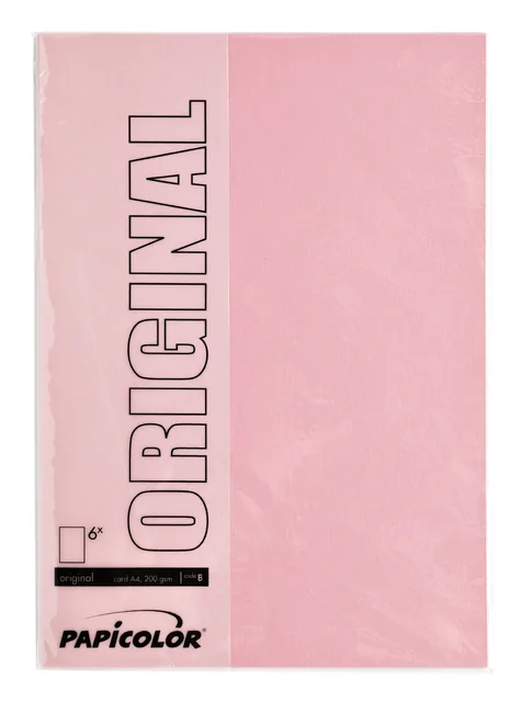 Kopieerpapier Papicolor A4 200gr babyroze