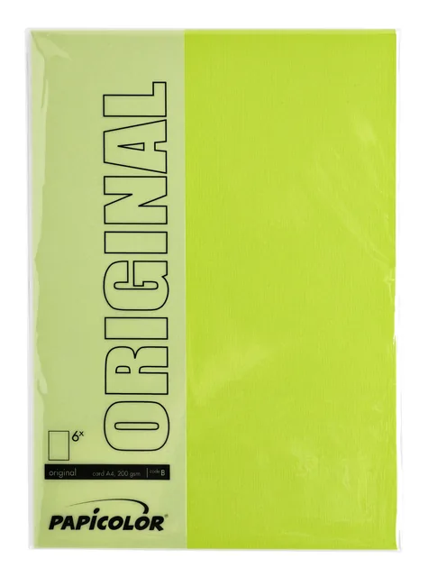 Kopieerpapier Papicolor A4 200gr appelgroen