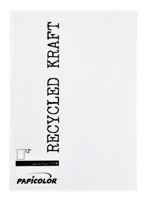 Kopieerpapier Papicolor A4 220gr kraft wit