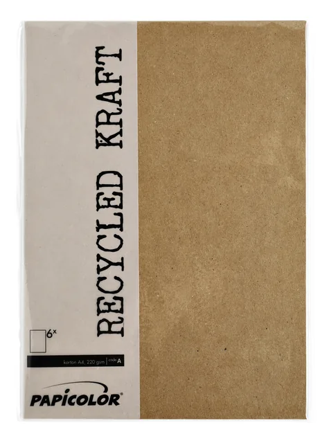 Kopieerpapier Papicolor A4 100gr kraft bruin