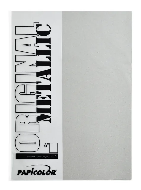 Kopieerpapier Papicolor A4 120gr zilver