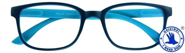 Leesbril I Need You +2.00dpt Relax blauw-lblauw