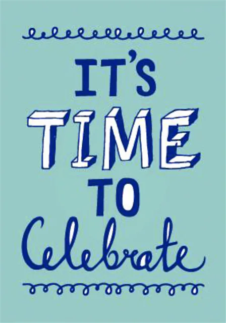 Kaarten Time to Celebrate uitnodigingen 5st bl