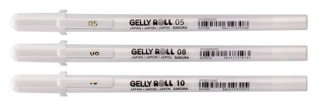 Gelschrijver Sakura Gelly Roll Classic 3 breedtes