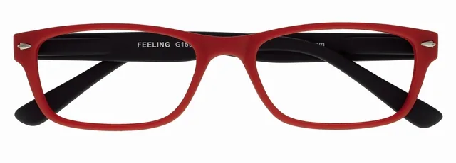 Leesbril I Need You +3.00dpt Feeling rood-zwart