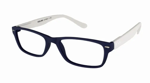 Leesbril I Need You +1.50dpt Feeling blauw-wit