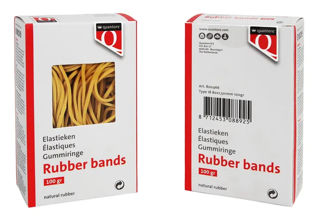 Elastiek Quantore 18 80x1.5x1 100gr