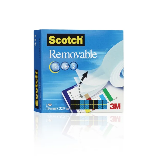 Plakband Scotch Magic 811 19mmx33m onzichtbaar mat