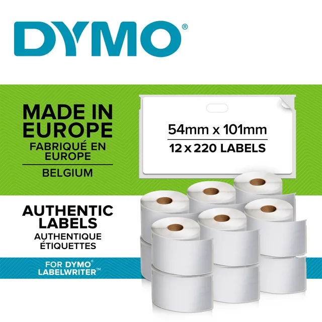 Etiket Dymo LabelWriter multif 32x57 12st wit