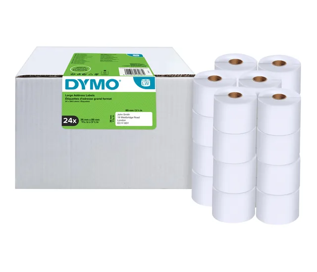 Etiket Dymo LabelWriter adressering 36x89 24st wit