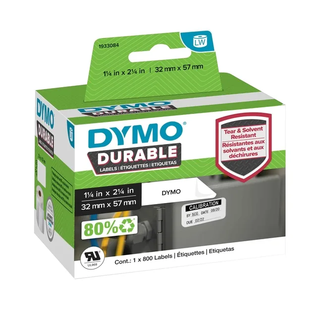 Etiket Dymo LabelWriter industrieel 32x57 wit
