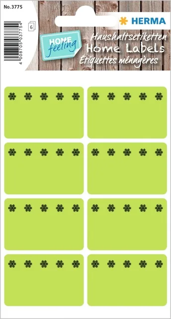Etiket HERMA 3775 26x40mm diepvries groen 48st