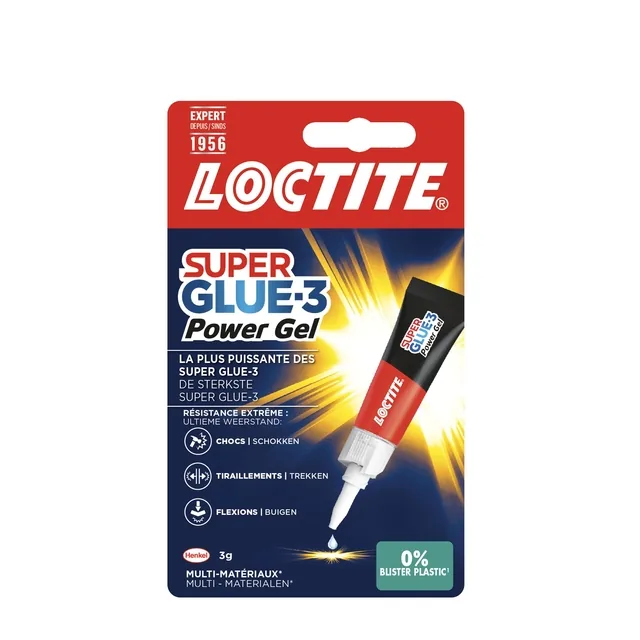 Secondelijm Loctite Powerflex GEL tube 3gr blister