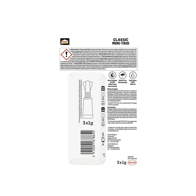 Secondenlijm Pattex Classic tube 1gr