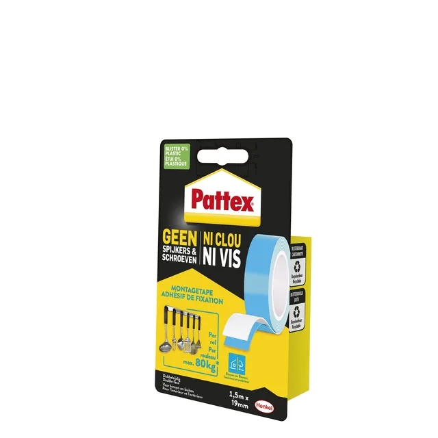 Plakband Pattex Super montage 20kg dz binnen
