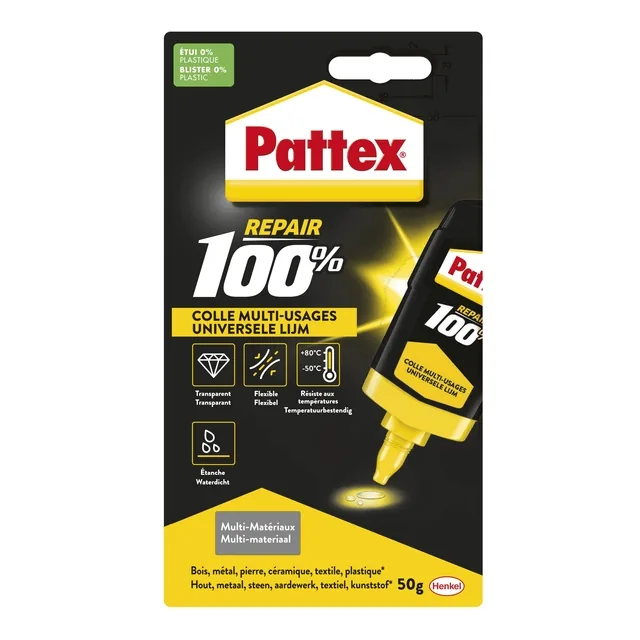 Alleslijm Pattex tube 50 gram op blister
