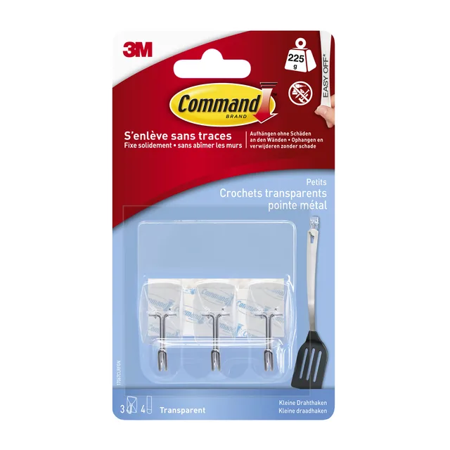 Keukenhaak Command knststf tr incl strip