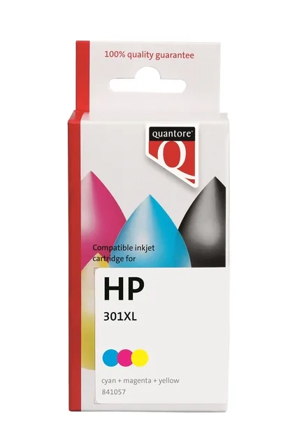 Inktcartridge Quantore Hp 301XL ch564ee hc kleur