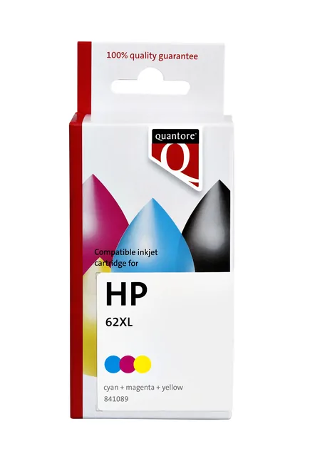 Inktcartridge Quantore Hp 62XL C2p07cn hc kleur