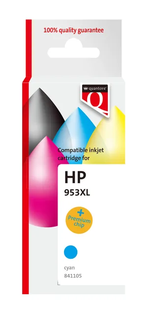 Inktcartridge Quantore Hp 953XL F6u16cn hc blauw