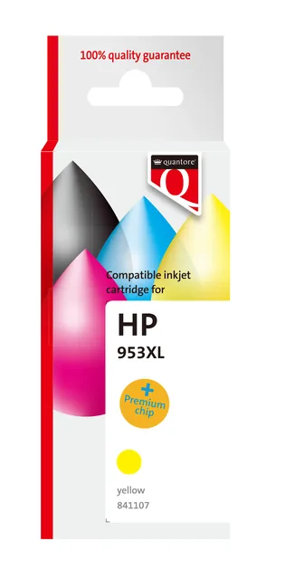 Inktcartridge Quantore Hp 953XL F6u18cn hc geel
